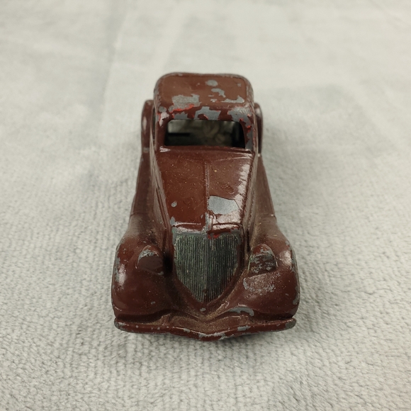 Vintage Hubley 1934 Ford Coupe #404 Diecast Model Car Antique Metal Toy 5 1/2" - Picture 7 of 12
